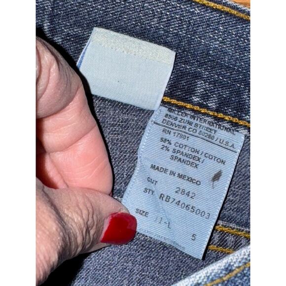 Rockies Rocky Mountain Jeans 5 Pocket Straight Slim Jeans 11 Long - Picture 4 of 7